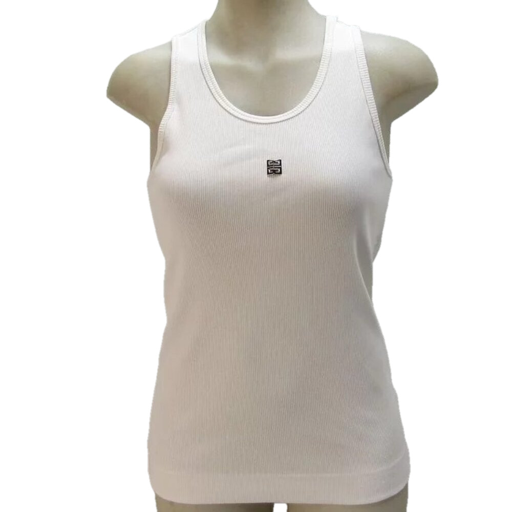 Givenchy White Logo Tank Top - Picture 2 of 14